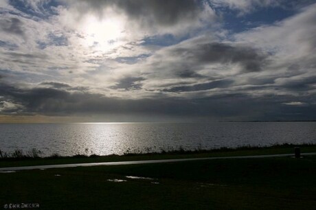 wolken Markermeer