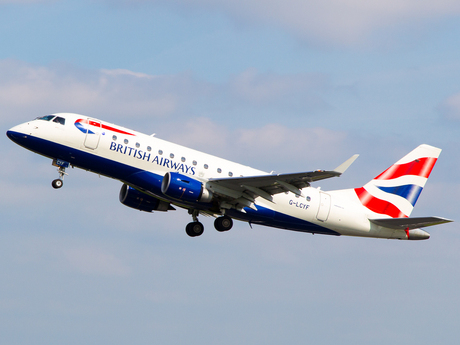 British Airways Embraer G-LCYF