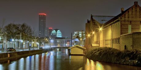 Leeuwarden bij nacht