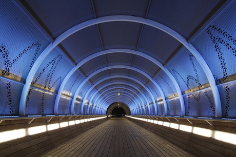 voetgangerstunnel in hilversum