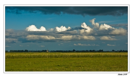 Wolken boven de Noordermolen