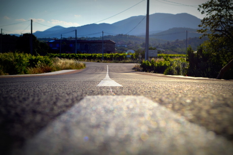 Vanuit het asfalt gezien