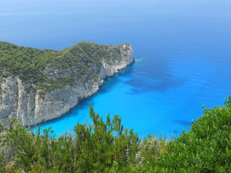 Zakyntos, gezonken schip