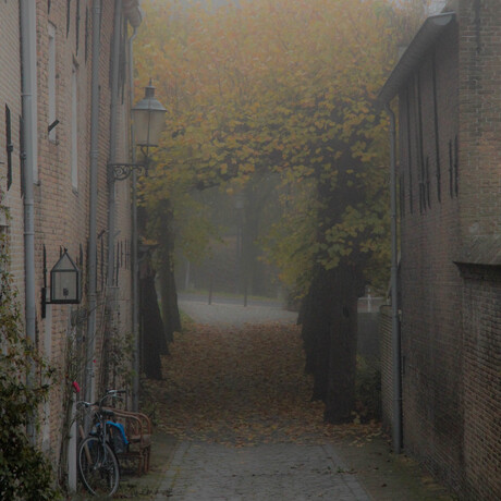Willemstad in de mist