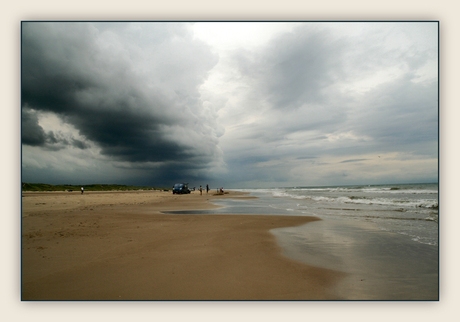 buien aan het strand