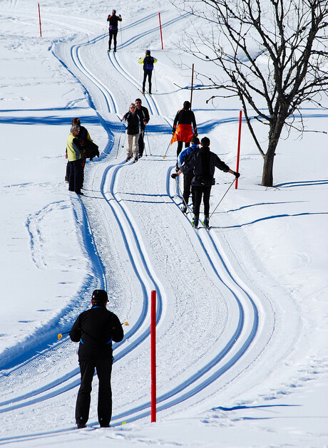 winterwandelen en loipes