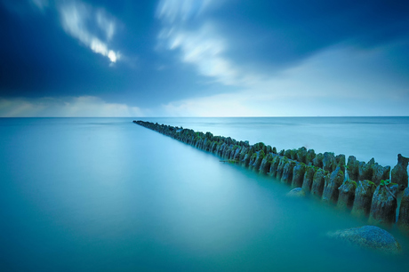 Blue hour Hindeloopen