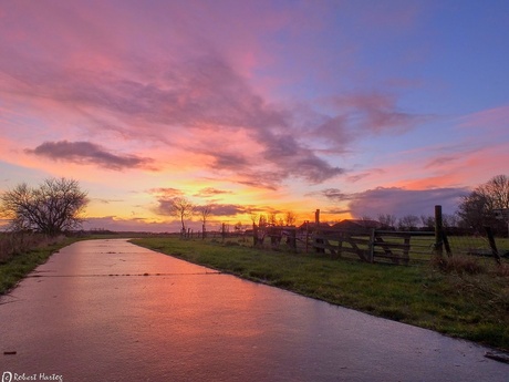 Voor de ZonsOpkomst Tabedijkje Lekkum