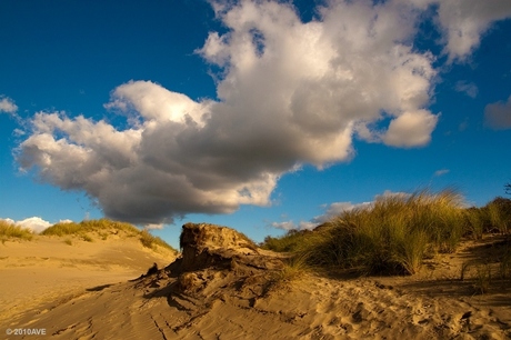 Wolk boven duin