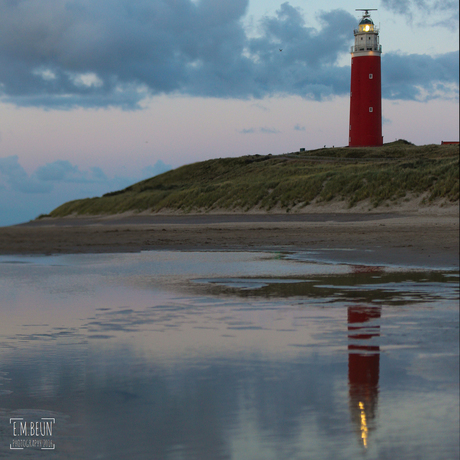 Lighthouse at sunset