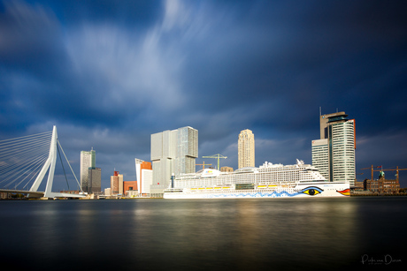 Rotterdam voor zonsondergang