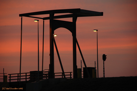 Bridge at sunset