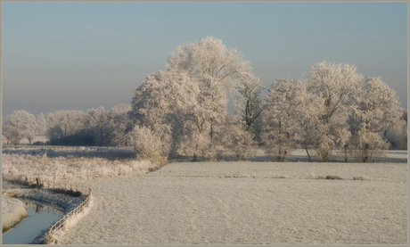 Winter nabij Zwolle