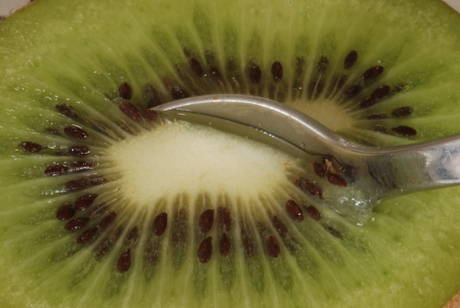 kiwi uitlepelen