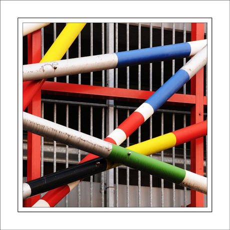 Kunst tegen parkeergarage