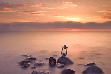 Zonsopkomst IJsselmeer