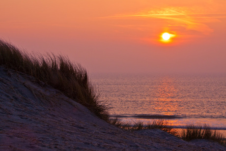 Zonsondergang Texel