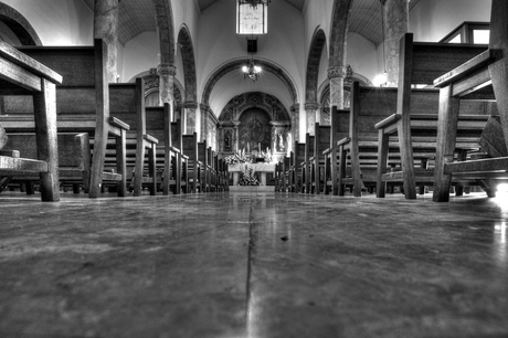 Igreja Matriz de Alvor (interieur z/w)