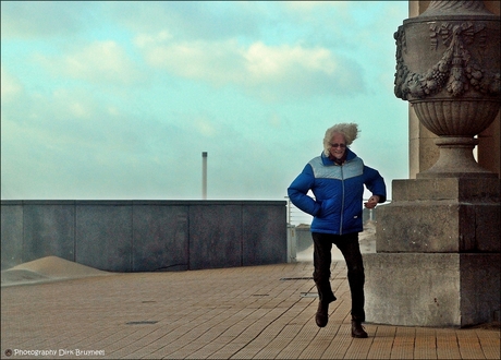 Storm aan zee