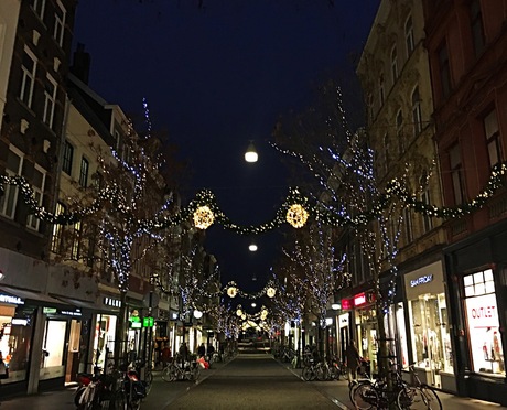 Kerst straat Maastricht