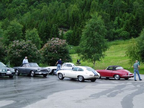 58 Classic cars van de Scandinavie-rally