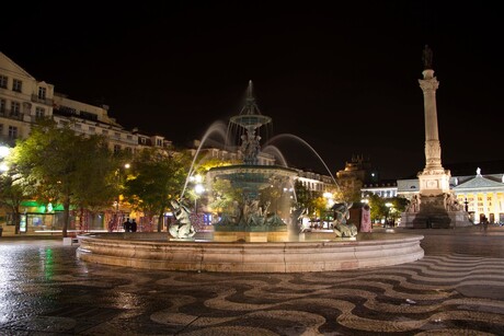 Lissabon bij nacht