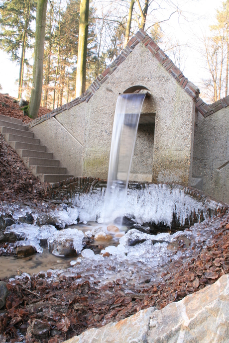 Bevroren waterval