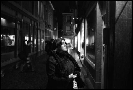 Marieke at night!