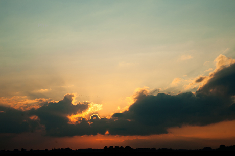 Zonsondergan in de polder, Zeeland