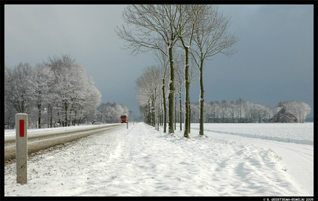 Sneeuw en dreiging van sneeuw