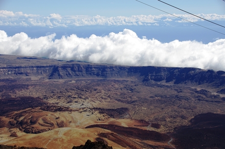 Krater van de Teide Tenerife..