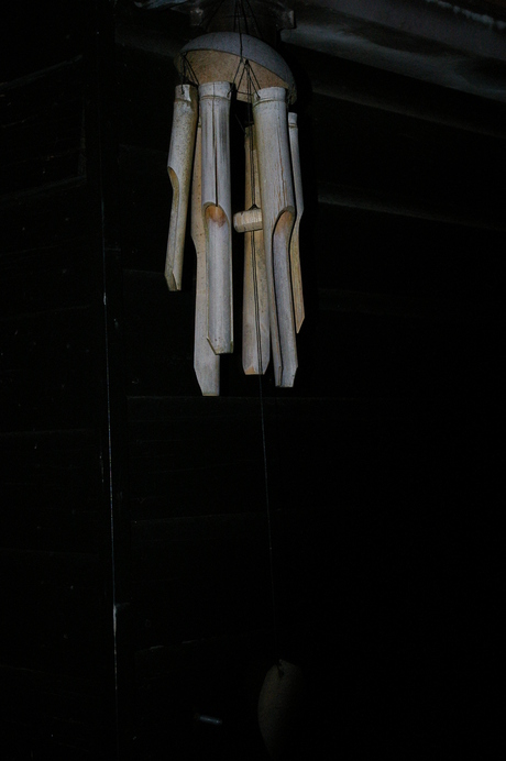Wind chimes by night