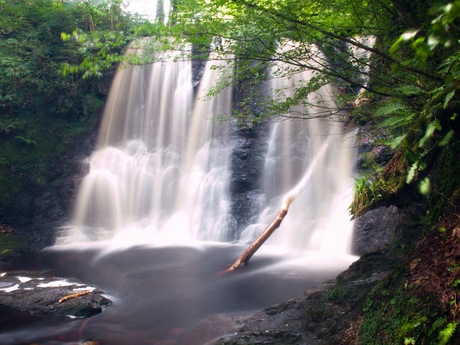 Waterfall Ess-na-Crub, Glenariff Forest Park, County Antrim