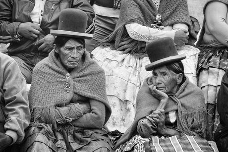 Twee Oude Aymara Vrouwen