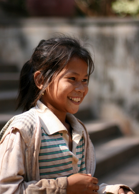 Meisje in Cambodja