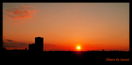 Almere by sunset