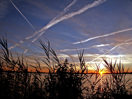 Zonsondergang Loosdrecht