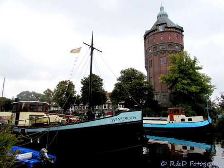 Watertoren Hofstede de Grootkade in Groningen