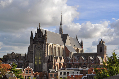 Hooglandse kerk vanaf de Burcht