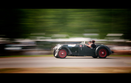 Panning Drive by Shot