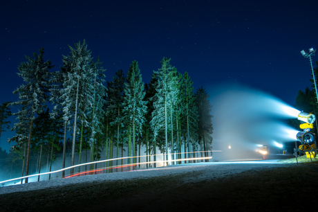 Sneeuwscooter in Winterberg