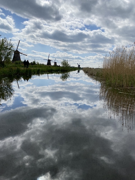 Dutch clouds on the water