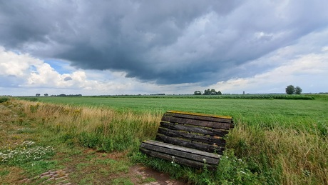 In weer en wind. 