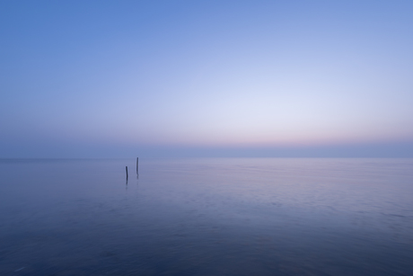 Zonsondergang bij Warns