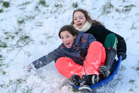 Sneeuwpret in Wemeldinge