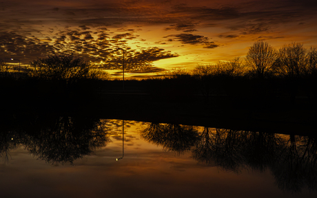 Ondergaande zon