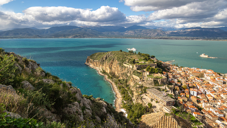 Nafplion vanaf Palamidi fortress