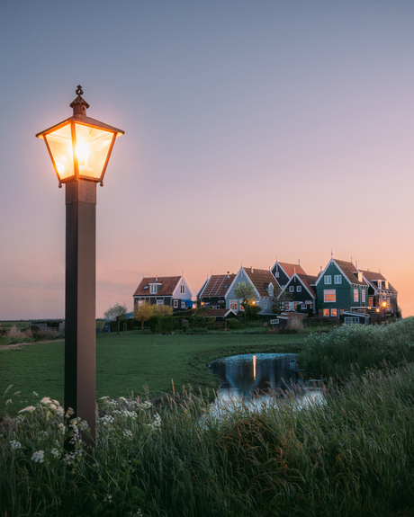 De historische houten huisjes op Marken