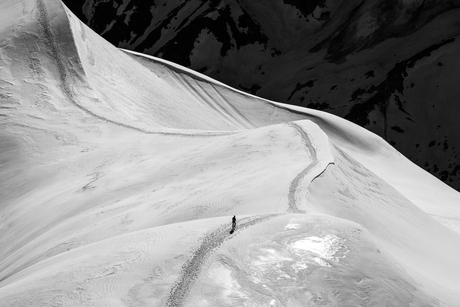 Small Man in a Big Landscape