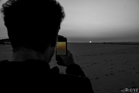 Capturing the sunset